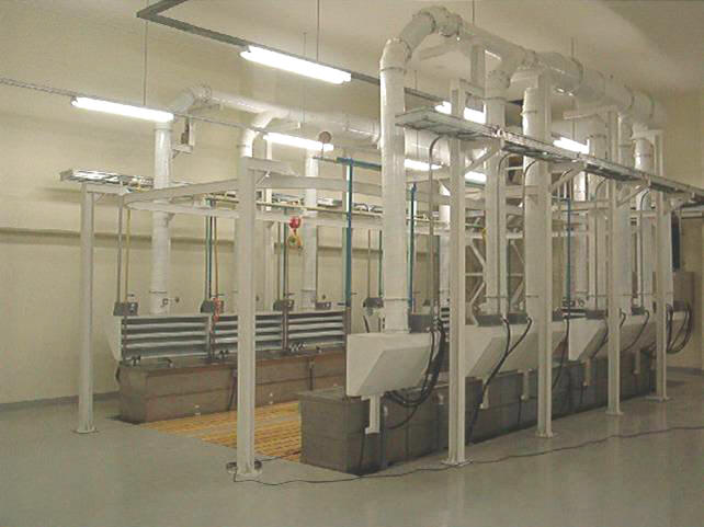 EXHAUST SYSTEM FOR PHOSPATING LINE